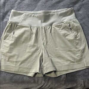 Prana Sage Green Athletic Shorts